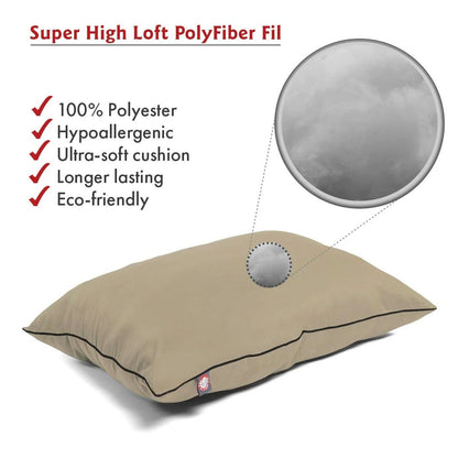 Super Value Machine Washable Pet Dog Bed, Large, Khaki