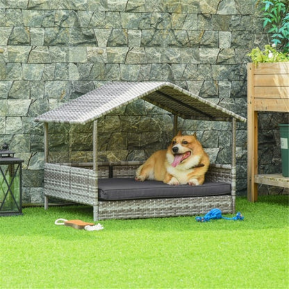 Dog Bed, Rattan Pet Sofa, Dog Tent