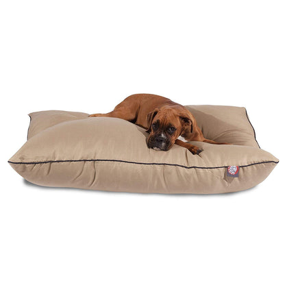 Super Value Machine Washable Pet Dog Bed, Large, Khaki