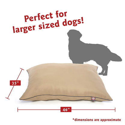 Super Value Machine Washable Pet Dog Bed, Large, Khaki