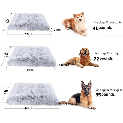 Large Dog Bed Washable Dog Mats with Anti-Slip Bottom for Large and Medium Dogs,41''X27''