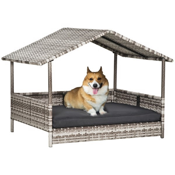 Dog Bed, Rattan Pet Sofa, Dog Tent